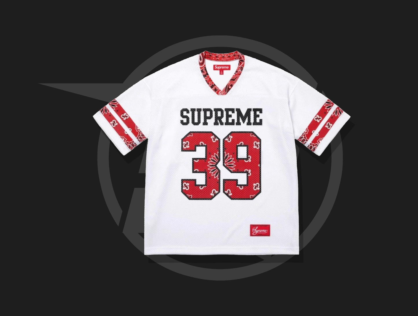 Supreme Bandana Football Jersey White