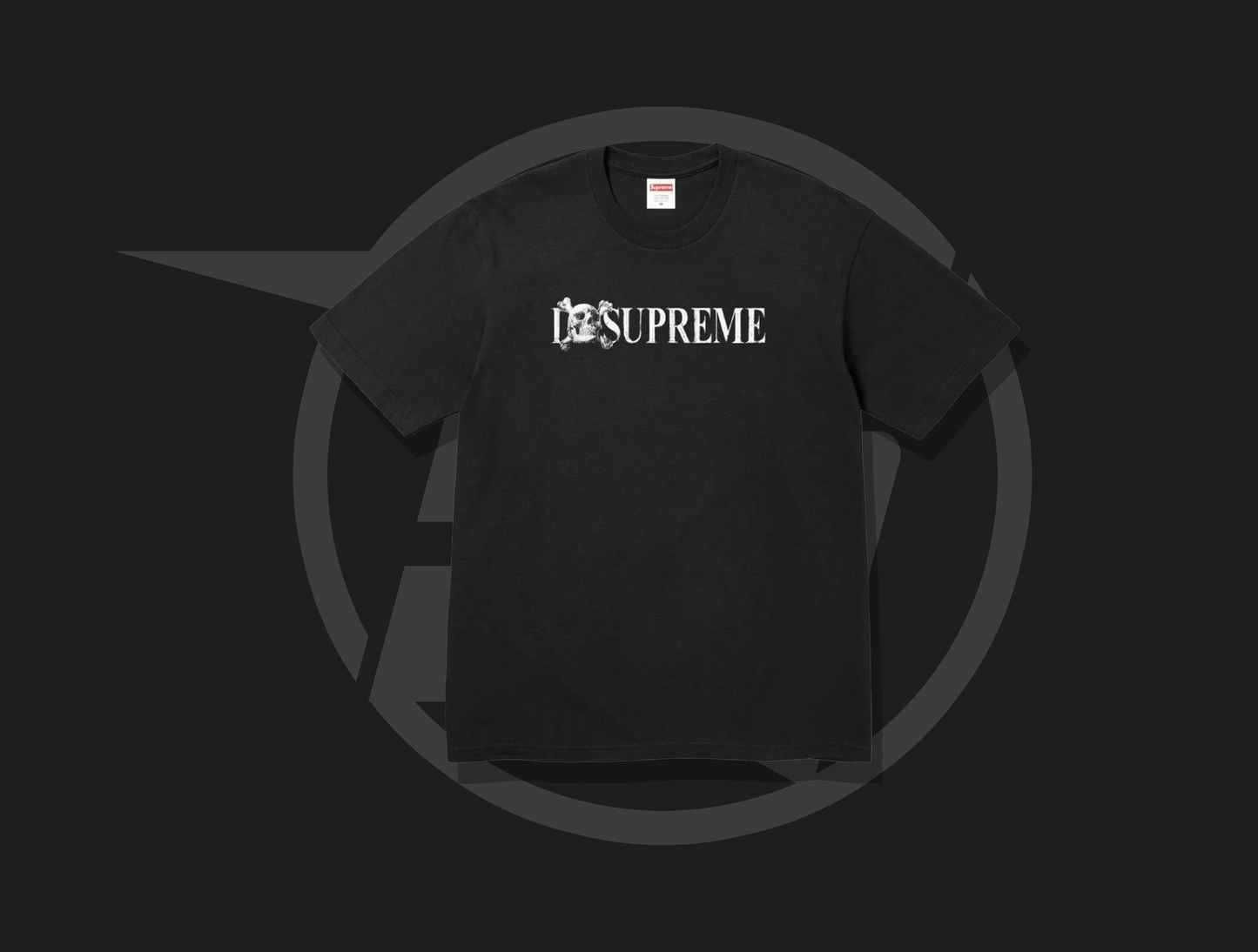 Supreme Skull Tee Black