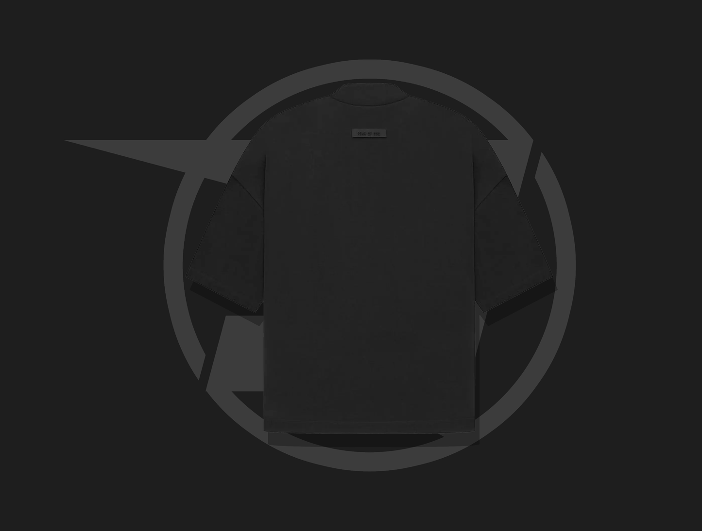 Fear of God Essentials Arch Logo Tee Jet Black