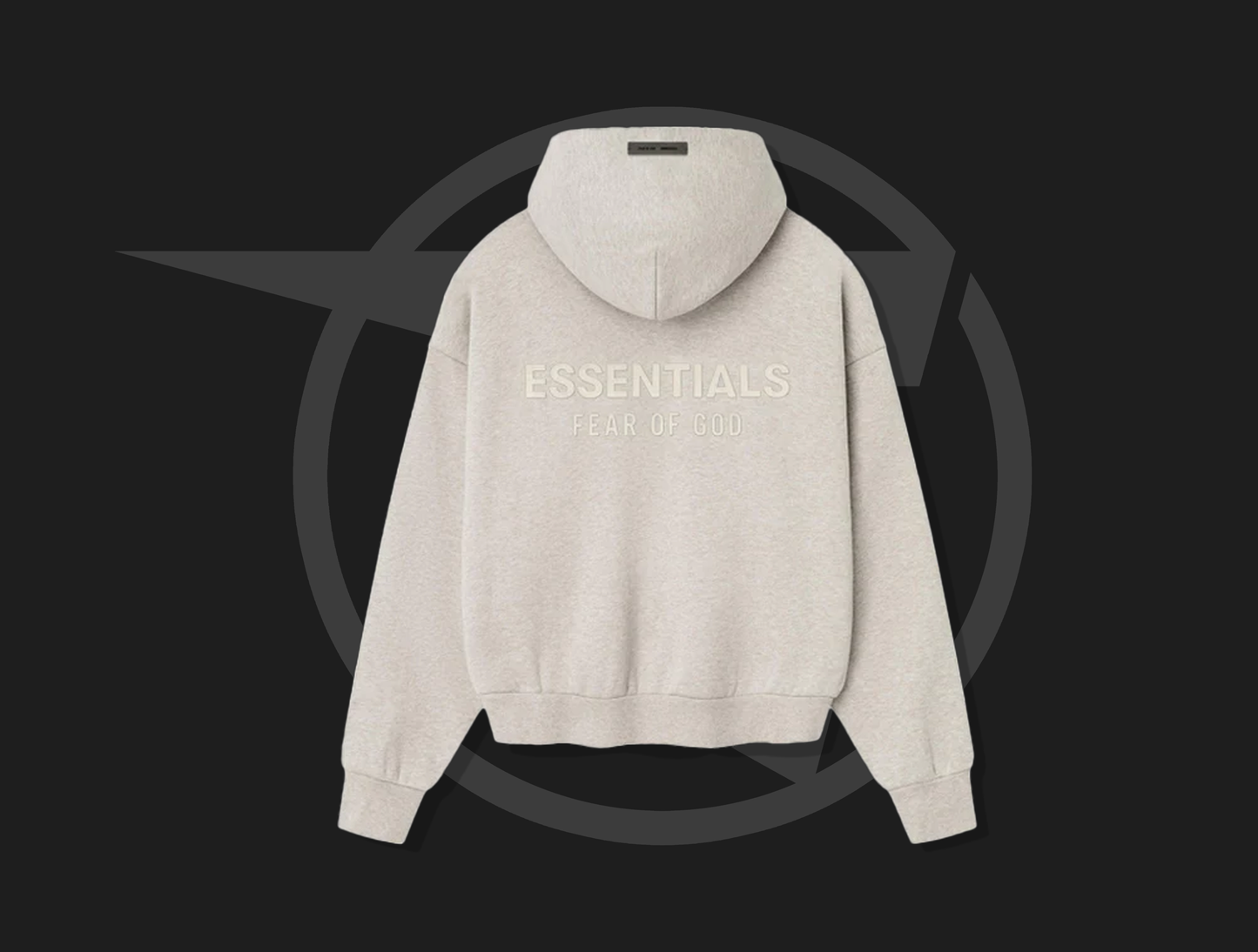 Fear of God Essentials Classic Hoodie Heather Stone