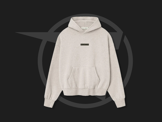 Fear of God Essentials Classic Hoodie Heather Stone