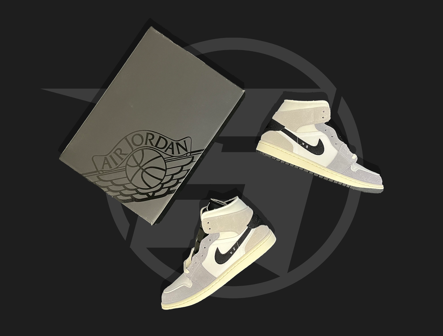 Jordan 1 Mid Craft Cement Grey