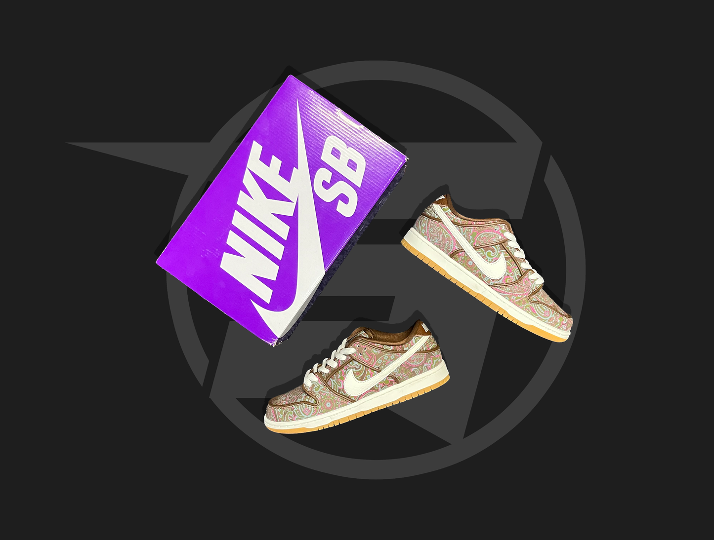 Nike SB Dunk Low Pro Paisley Brown