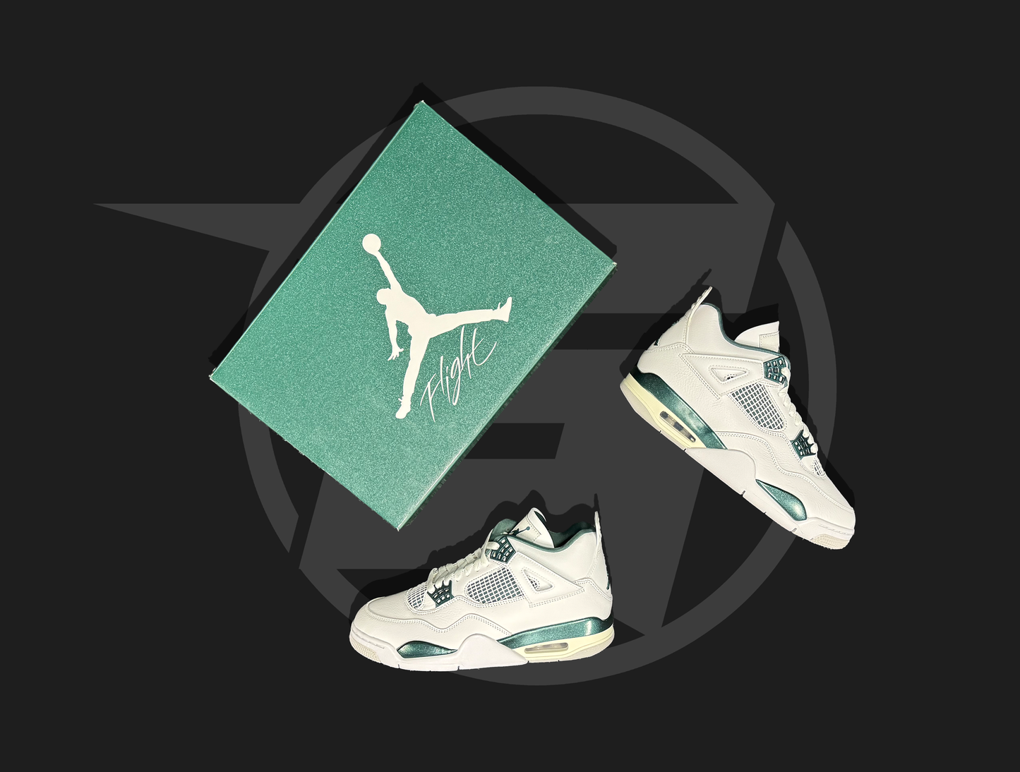 Jordan 4 Retro Oxidized Green